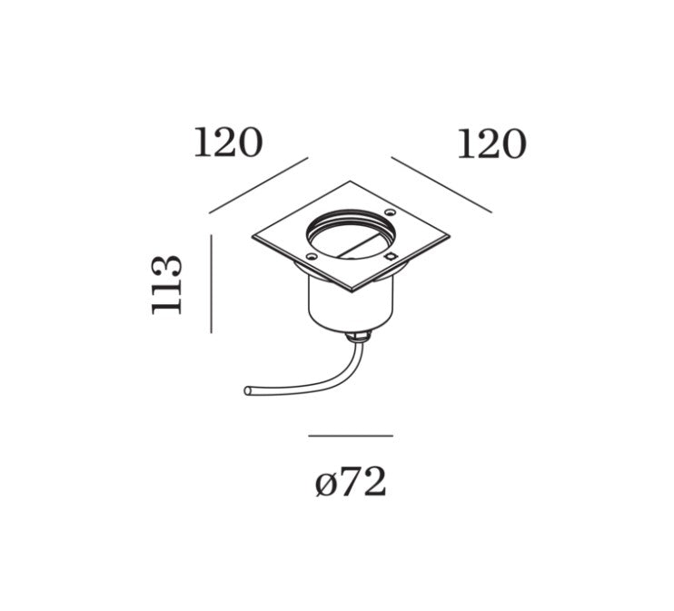 Wever & Ducre - Chart Asym Vloerlamp Roestvrij - KOOT