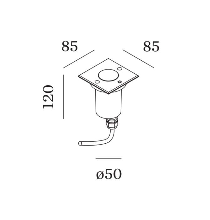 Wever & Ducre - Chart Vloerlamp Roestvrij - KOOT