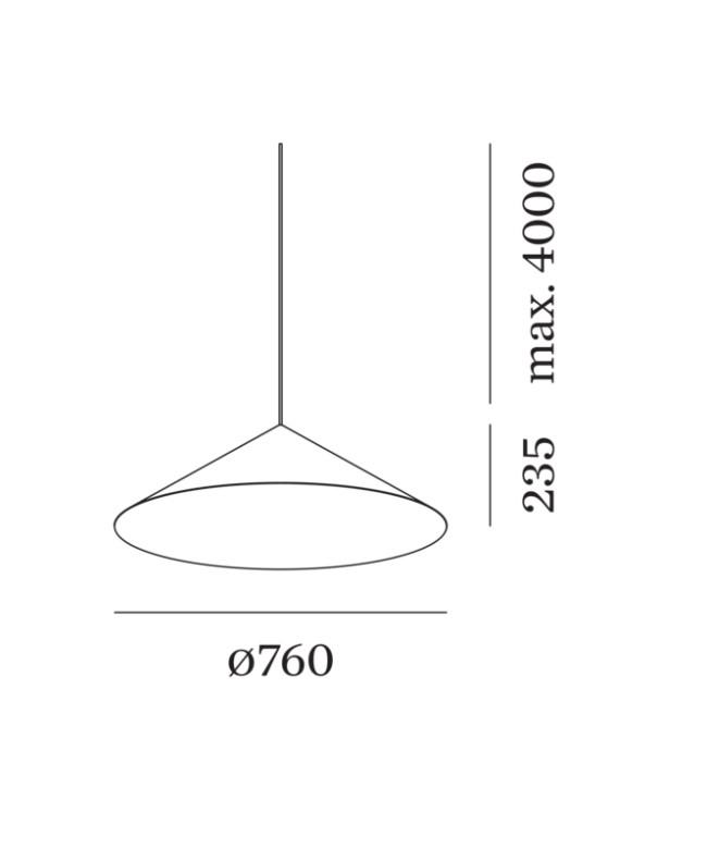 Wever & Ducre - Dinor 3.0 Hanglamp - KOOT