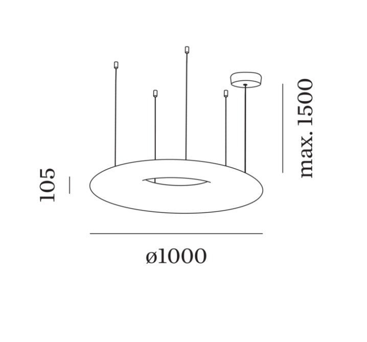 Wever & Ducre - Gigant Hanglamp Wit - KOOT
