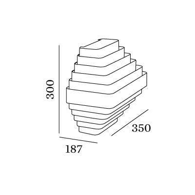 Wever & Ducre - J.J.W. 01 Wandlamp - KOOT