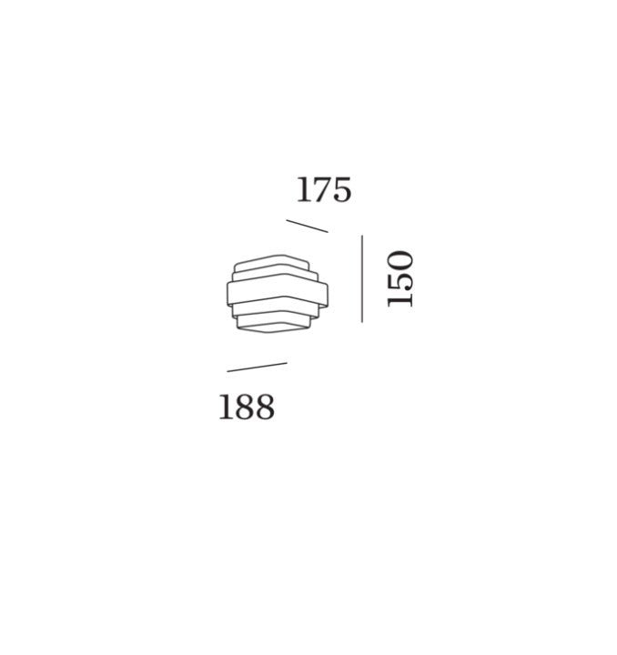 Wever & Ducre - J.J.W. 02 Wandlamp - KOOT