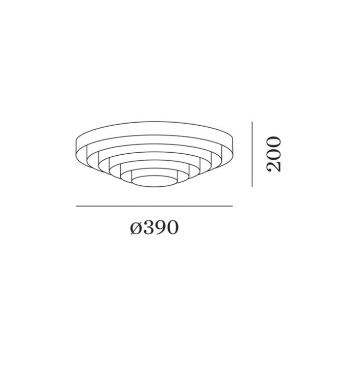 Wever & Ducre - J.J.W. 03 Plafondlamp - KOOT