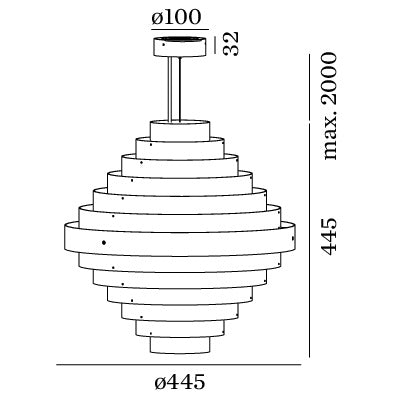 Wever & Ducre - J.J.W.05 Hanglamp - KOOT
