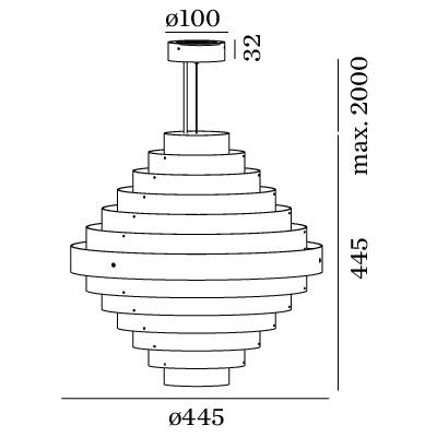 Wever & Ducre - J.J.W.05 Hanglamp - KOOT