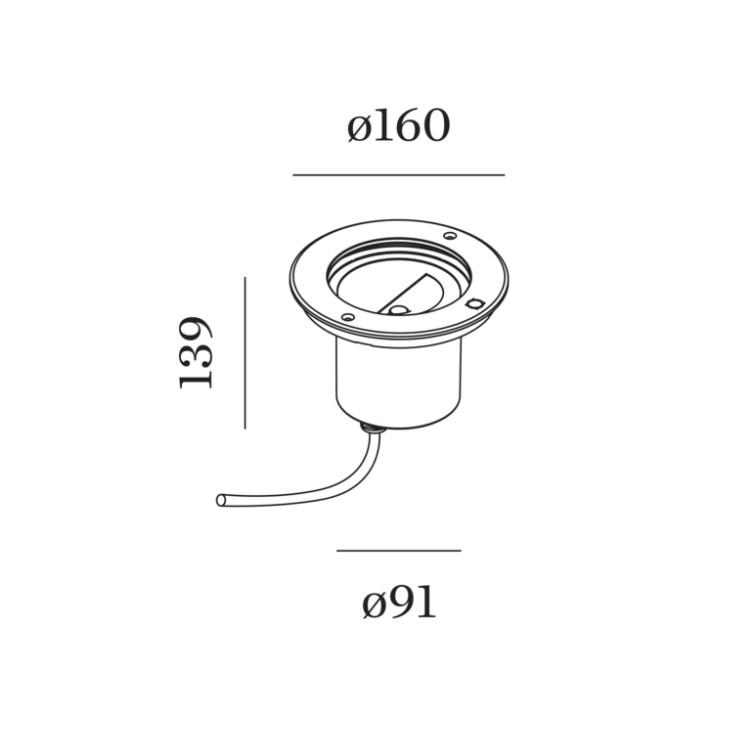 Wever & Ducre - Map Vloerlamp Roestvrij - KOOT