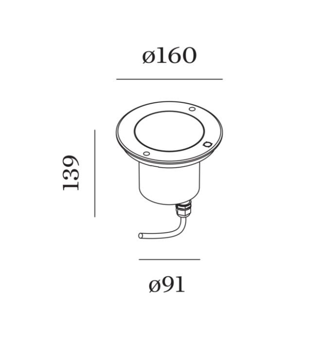 Wever & Ducre - Map Vloerlamp Roestvrij - KOOT