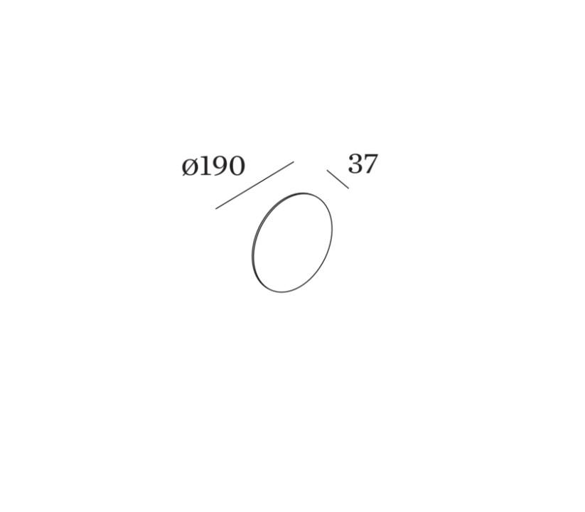 Wever & Ducre - Miles 2.0 Round Wandlamp - KOOT