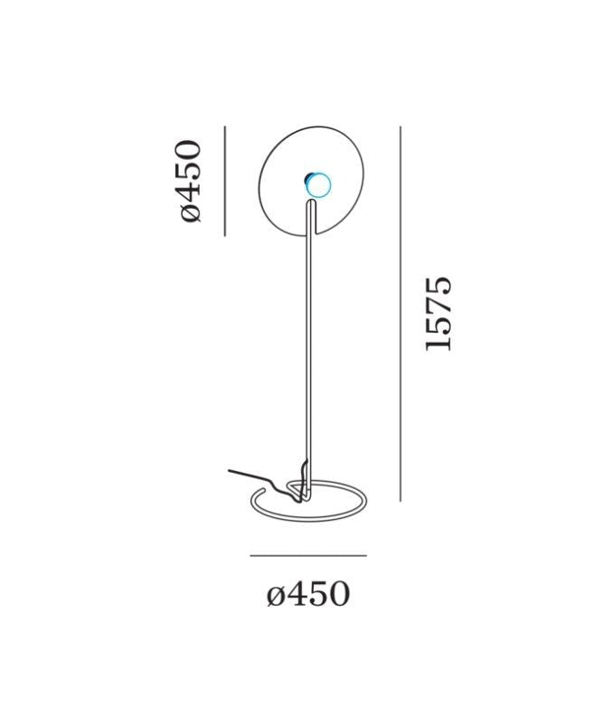 Wever & Ducre - Mirro 2.0 Vloerlamp Zwart - KOOT