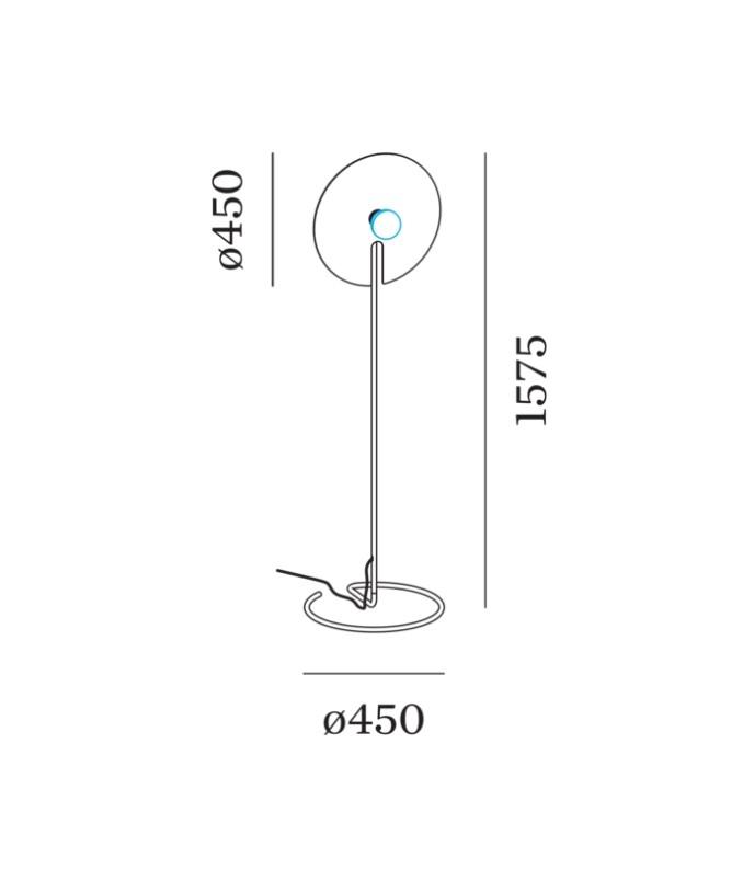 Wever & Ducre - Mirro 2.0 Vloerlamp Zwart - KOOT