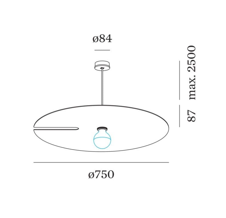 Wever & Ducre - Mirro 3.0 Hanglamp Zwart - KOOT
