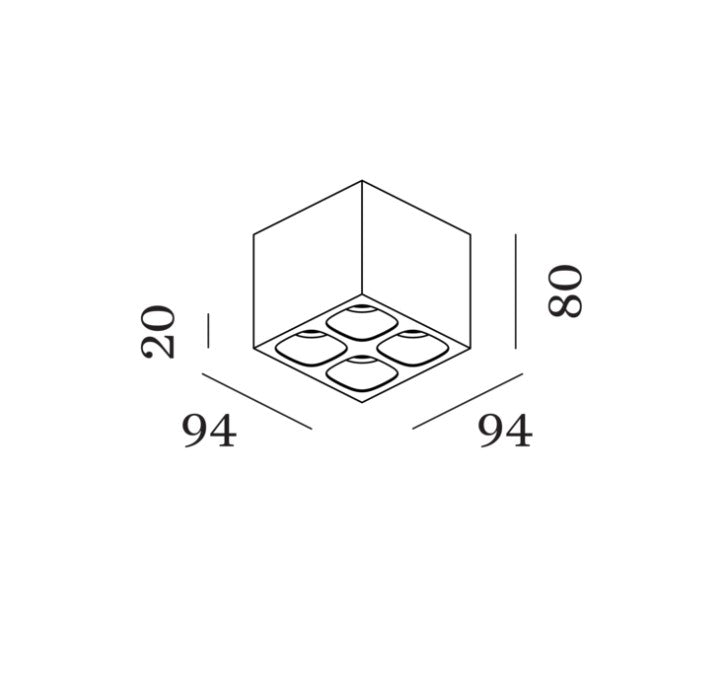Wever & Ducre - Pirro Surface 4.1 Spots - KOOT