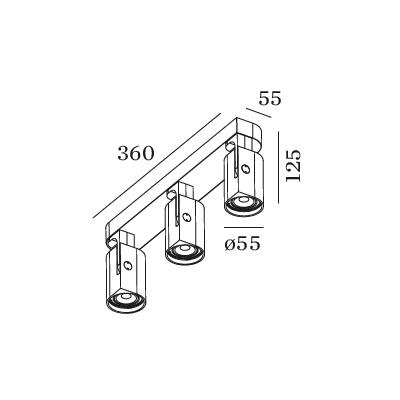 Wever & Ducre - Sqube Base 3 PAR16 Spots - KOOT