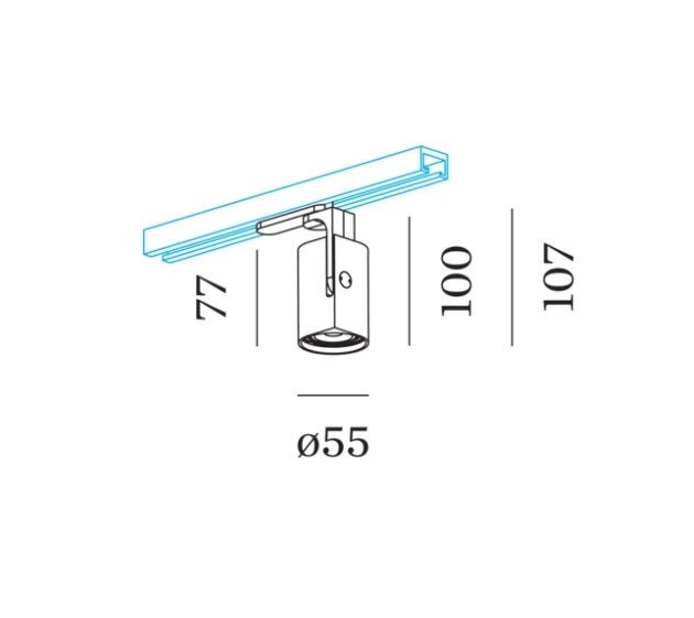 Wever & Ducre - Sqube On Track 1.0 PAR16 Spot - KOOT