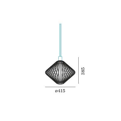 Wever & Ducre - Wiro Diamond 1.1 Hanglamp - KOOT