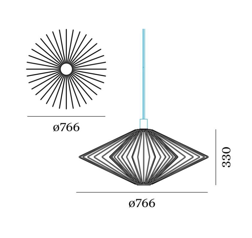 Wever & Ducre - Wiro Diamond 2.0 Hanglamp - KOOT