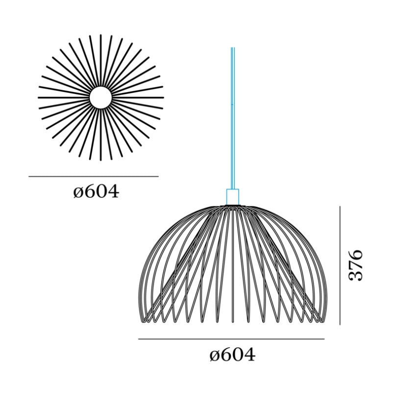 Wever & Ducre - Wiro Globe 2.0 Hanglamp Zwart - KOOT