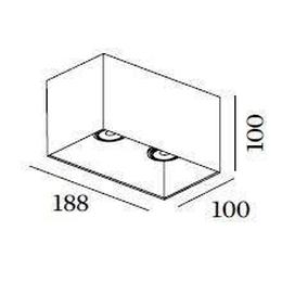 Wever & Ducre - Box 2.0 PAR16 Plafondlamp - KOOT