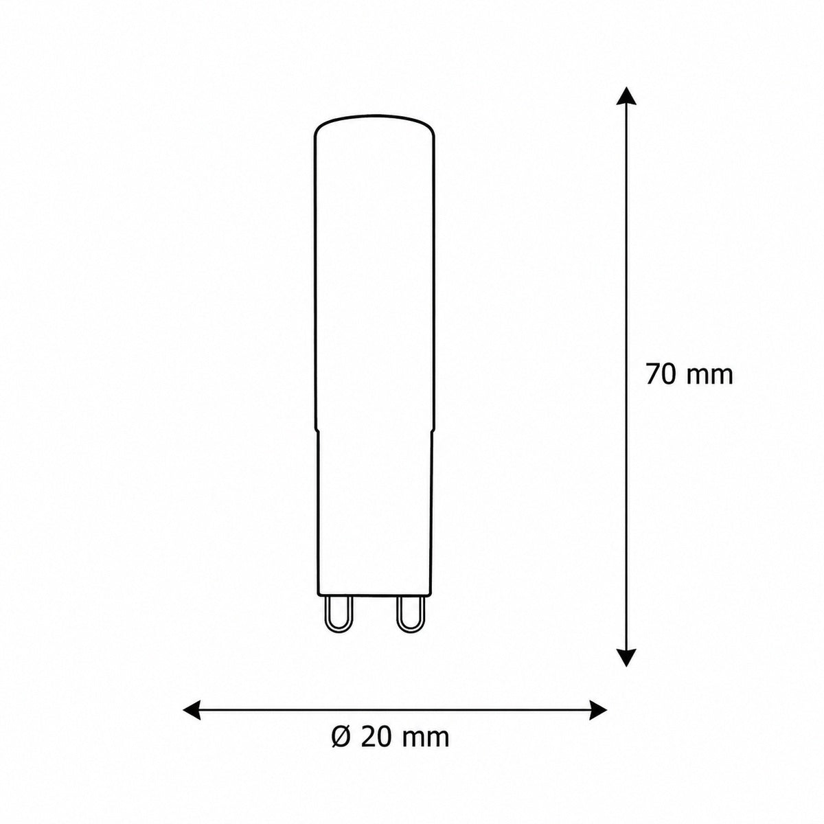 Segula - 55618 LED G9 Stift matt|G9|4,5 W (33 W)|360 Lm|2.700 K