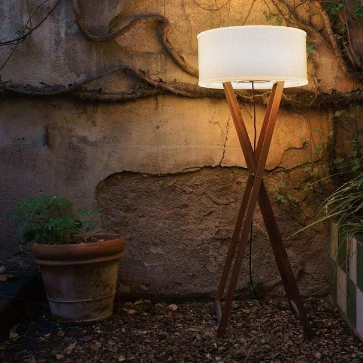 Marset - Cala 1 Outdoor 140 IP65 vloerlamp iroko / bruin
