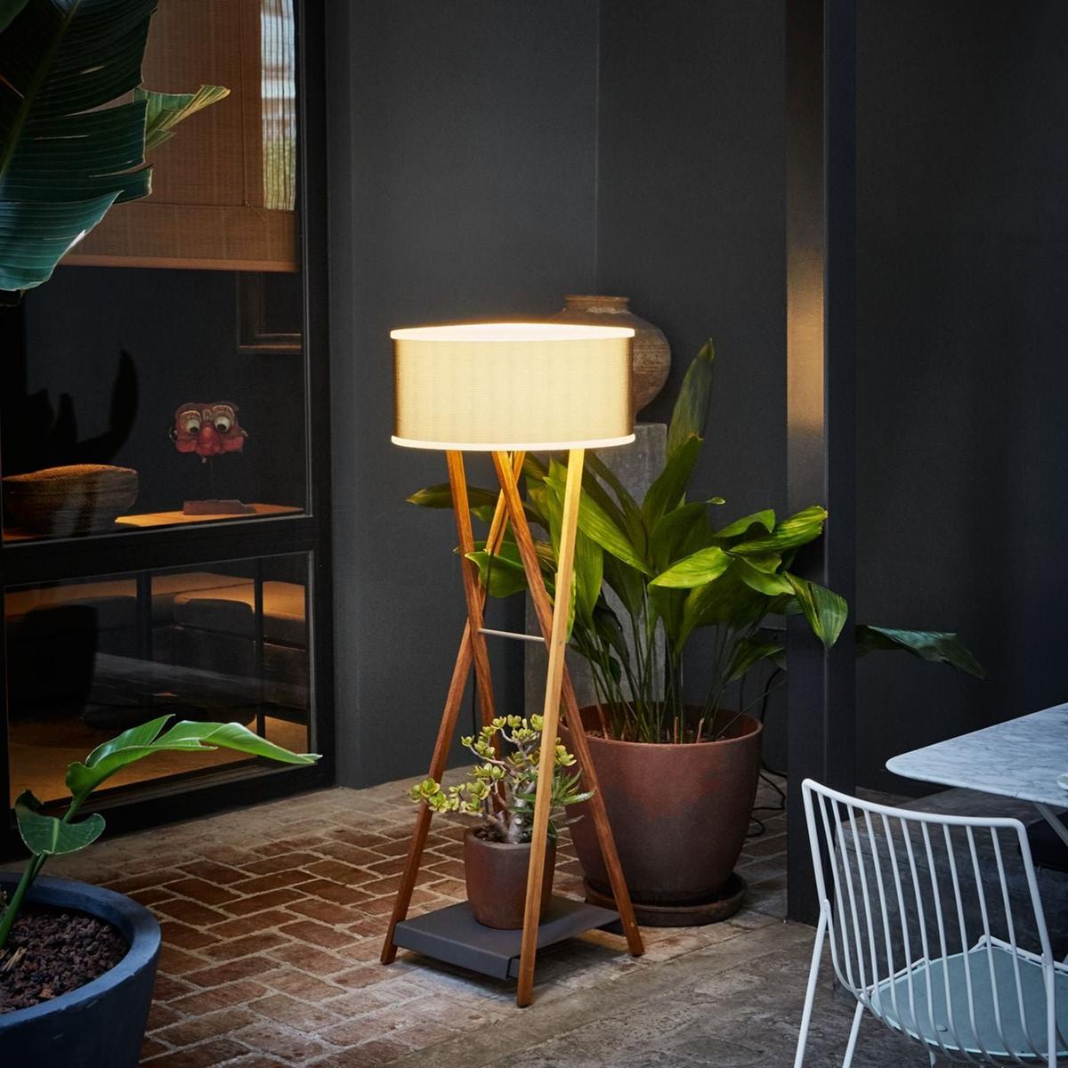 Marset - Cala 1 Outdoor 140 IP65 vloerlamp iroko / bruin
