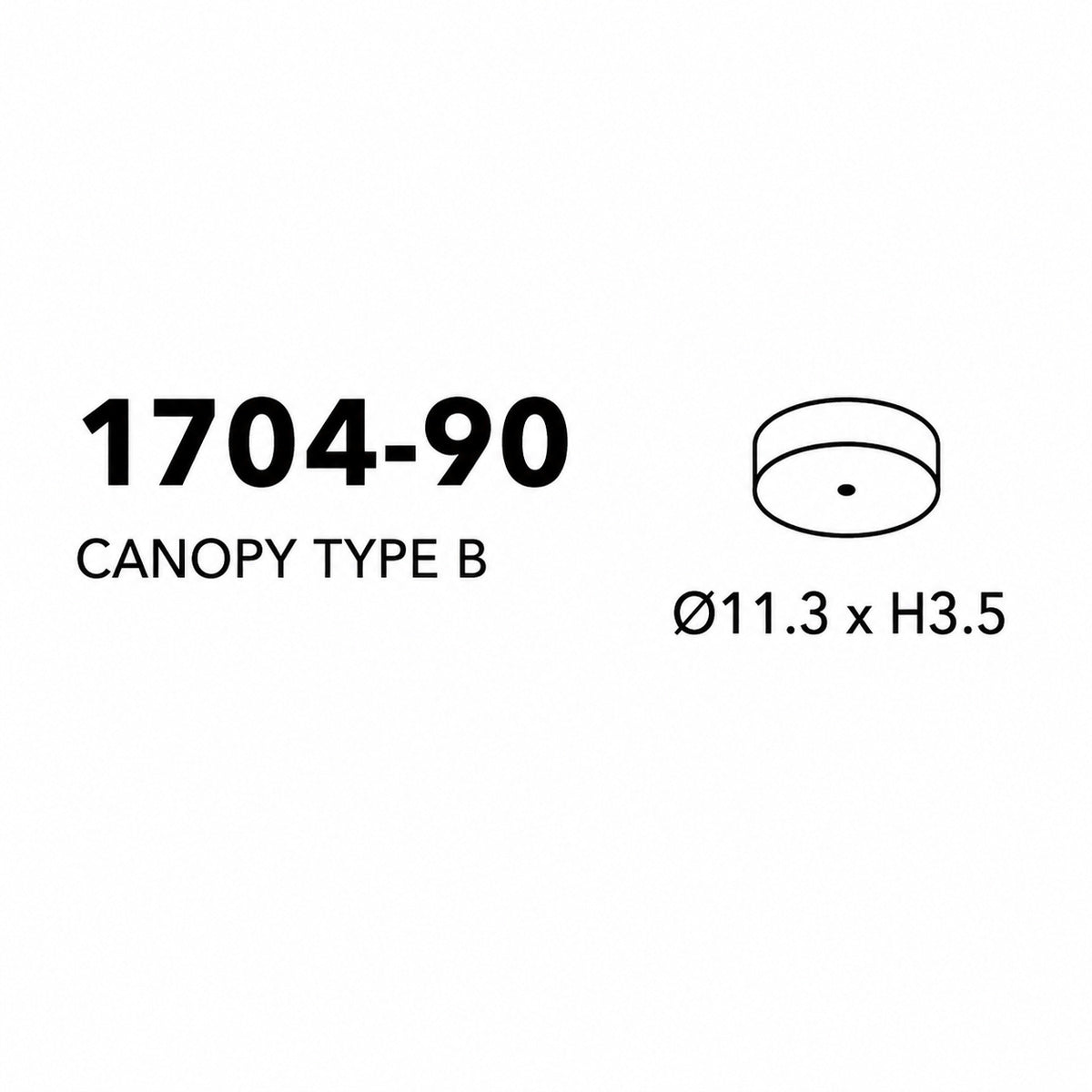 Penta - Canopy type B mat goud on-off accesories
