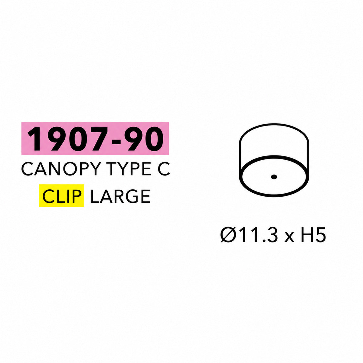 Penta - Canopy type c mat goud accesories
