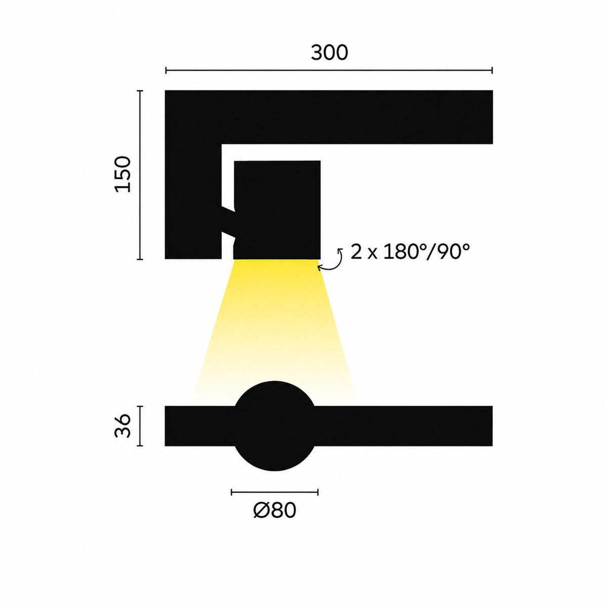 Kreon - Erubo LED  (HO), Wide flood (38°) phase dimming Spot