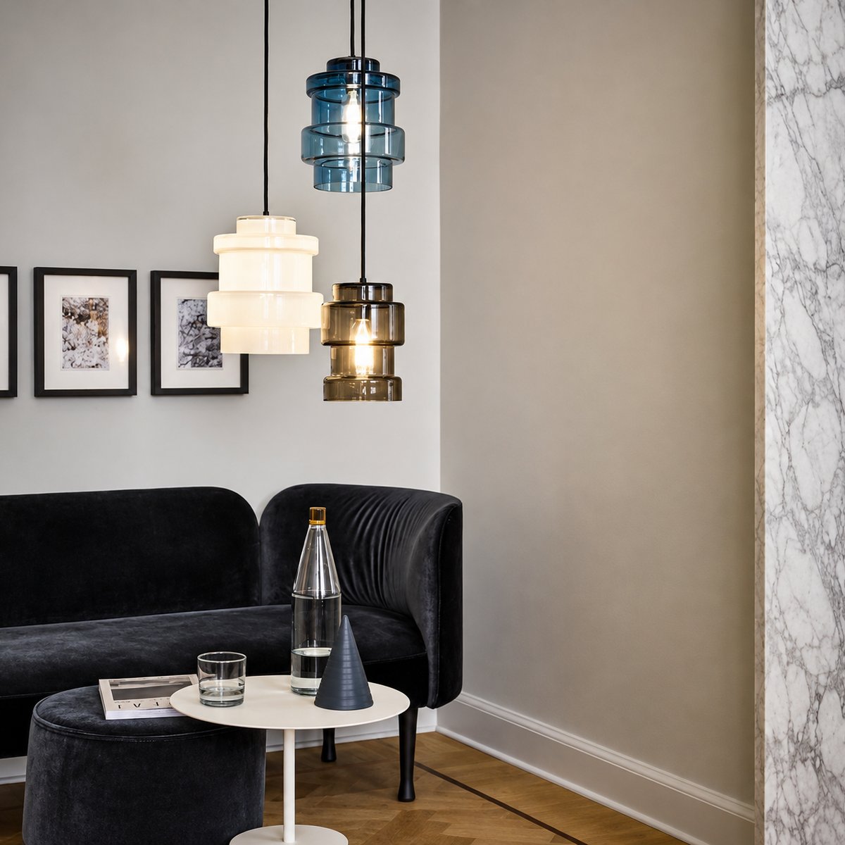 Hollands Licht - Axle LED M with 2m cable hanglamp