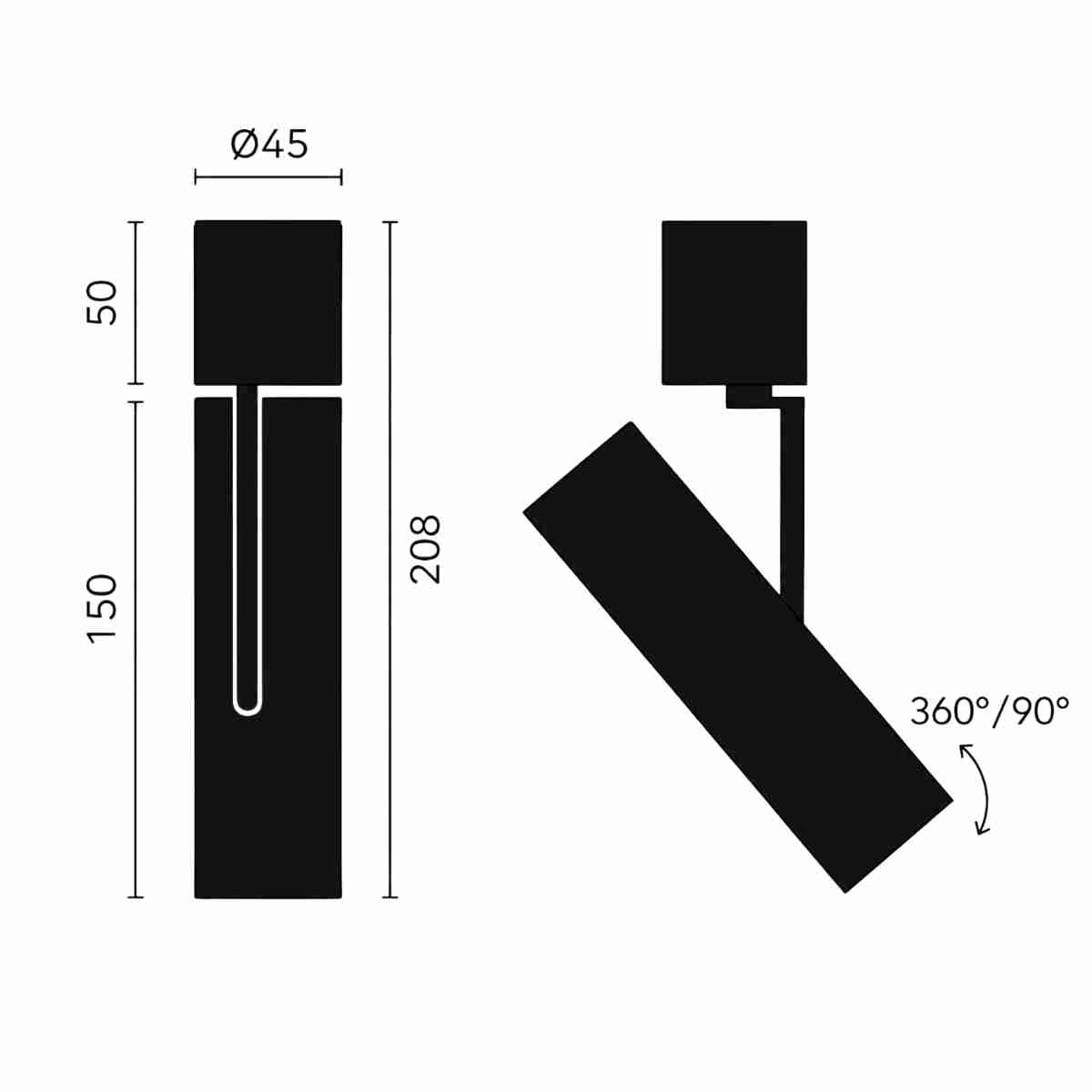 Kreon - Holon 40 directional single surface mounted Spot (20°)