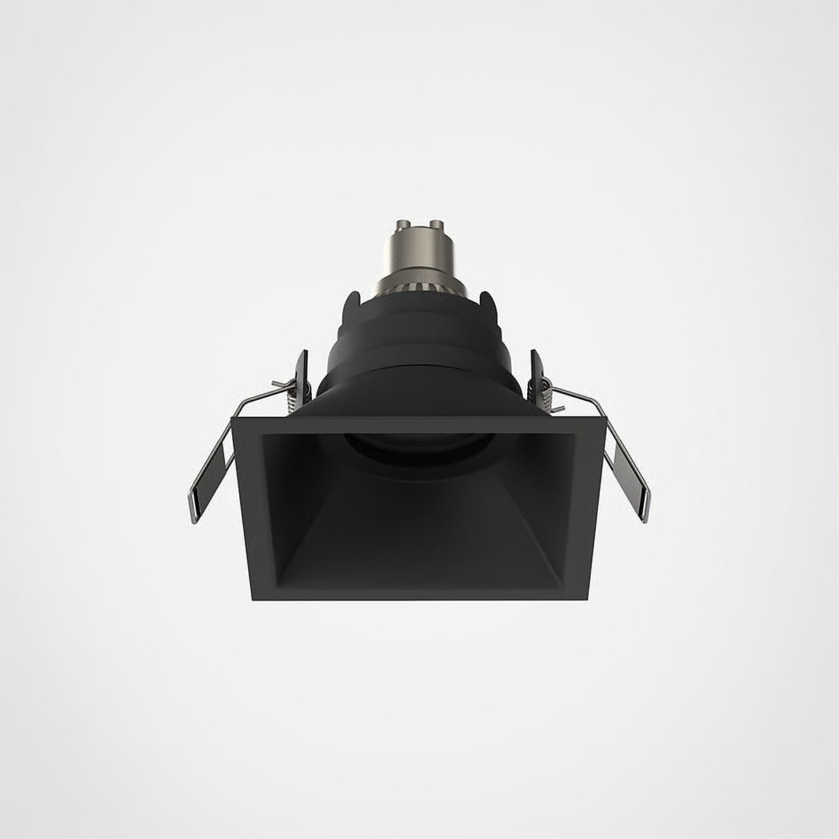 Astro - Minima Slimline Square Fixed Fire-Rated IP65 mat zwart Spot / Plafondlamp