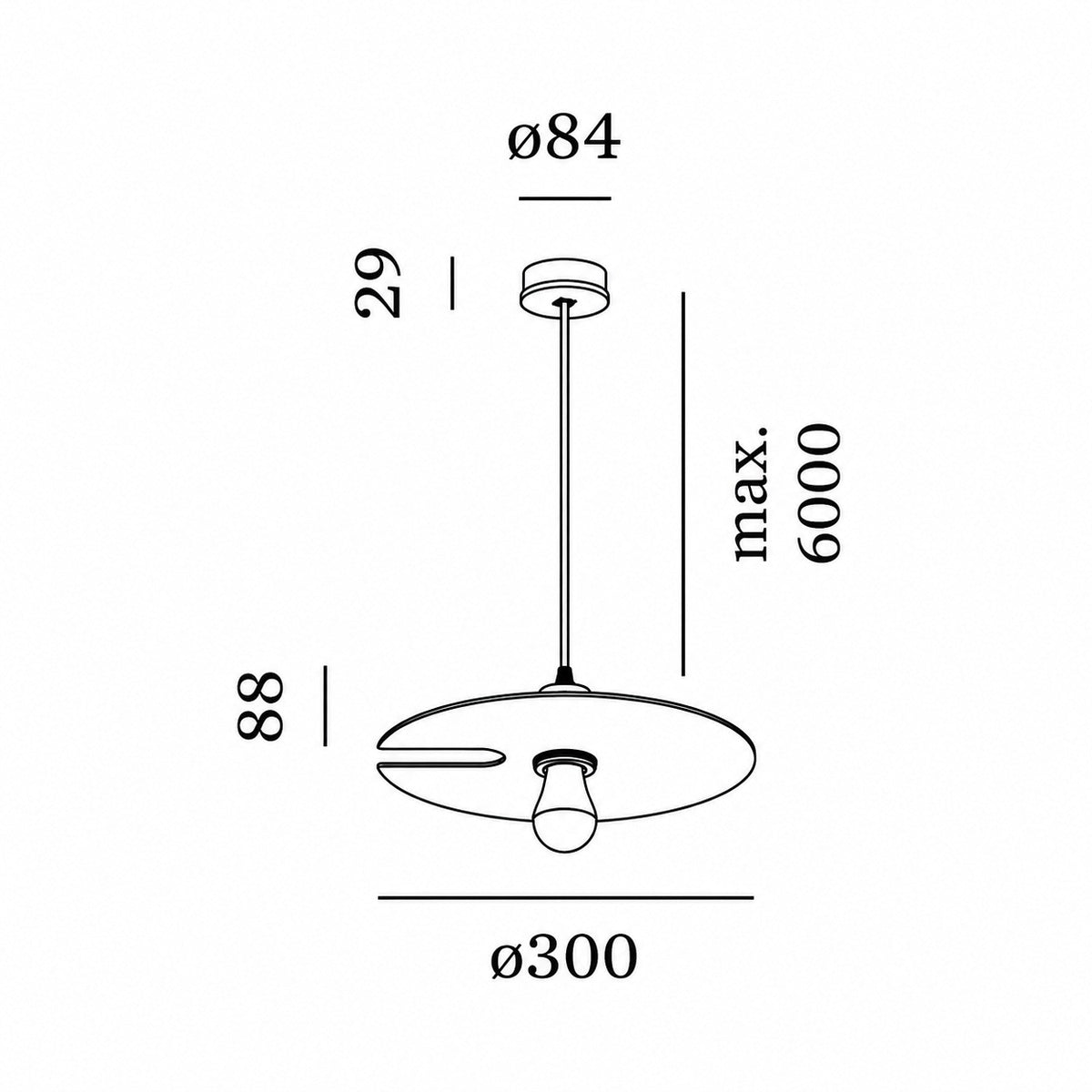 Wever & Ducre - Mirro 1.0 E27 Hanglamp