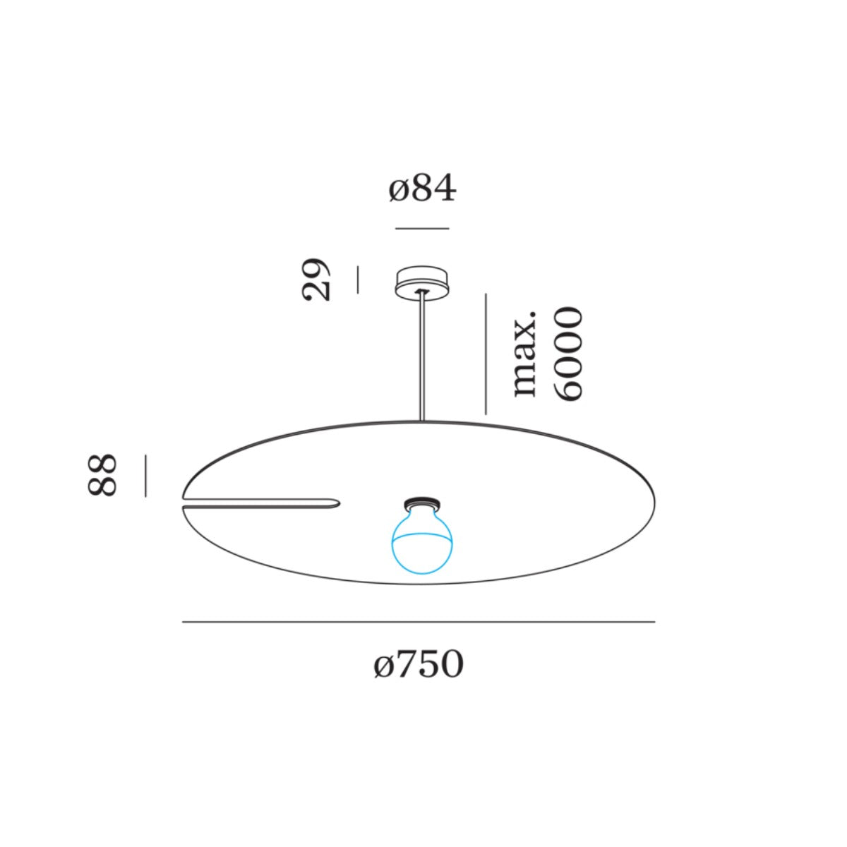 Wever & Ducre - Mirro 3.0 E27 Hanglamp