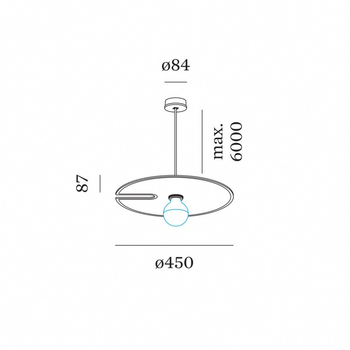 Wever & Ducre - Mirro Soft Hanglamp 2.0 incl. 2.5 m ophangsysteem