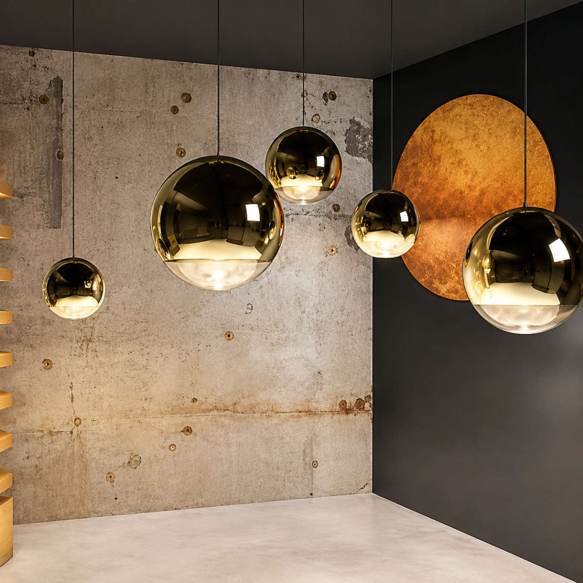 Tom Dixon - Mirror Ball 40 rond LED hang systeem