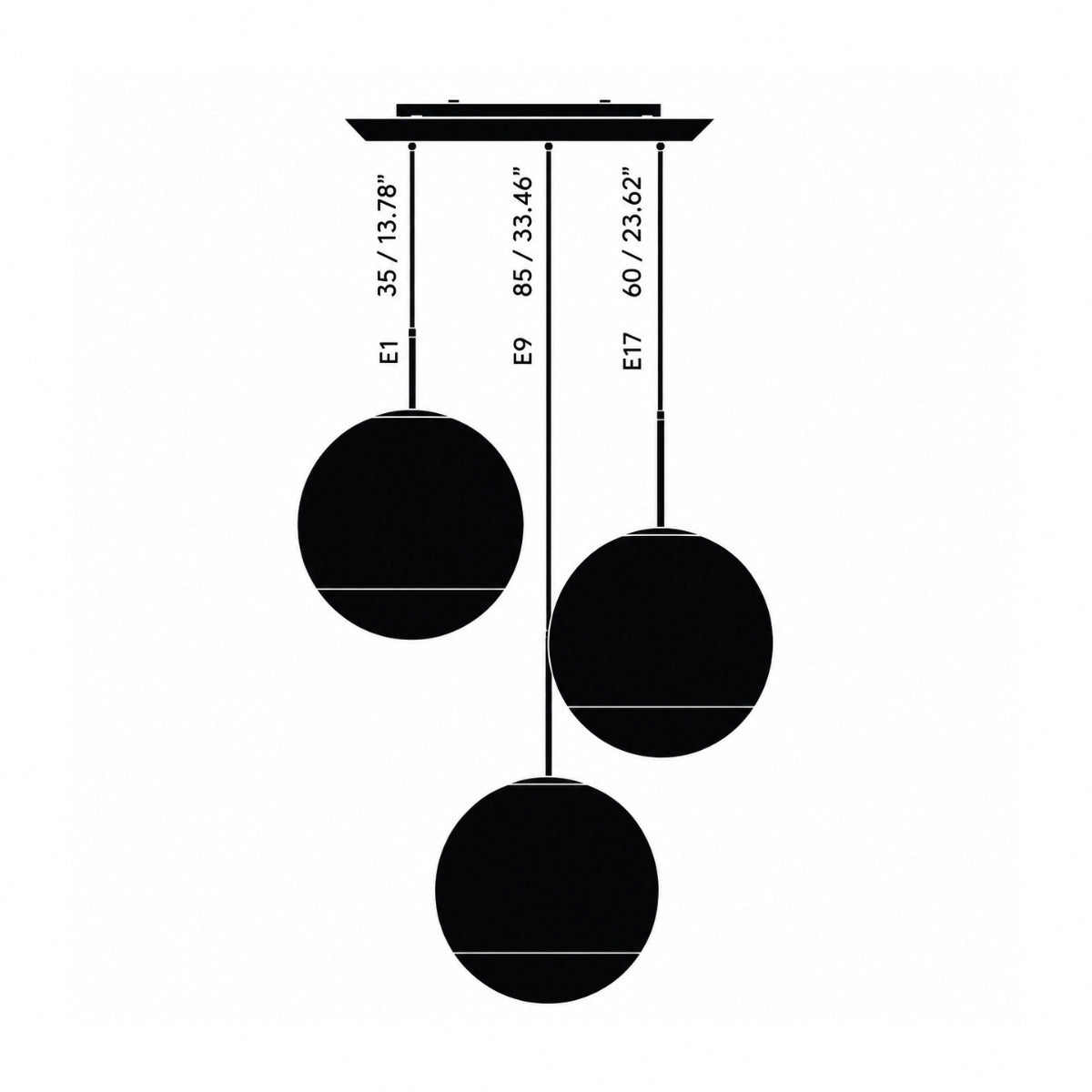Tom Dixon - Mirror Ball 40 rond LED hang systeem