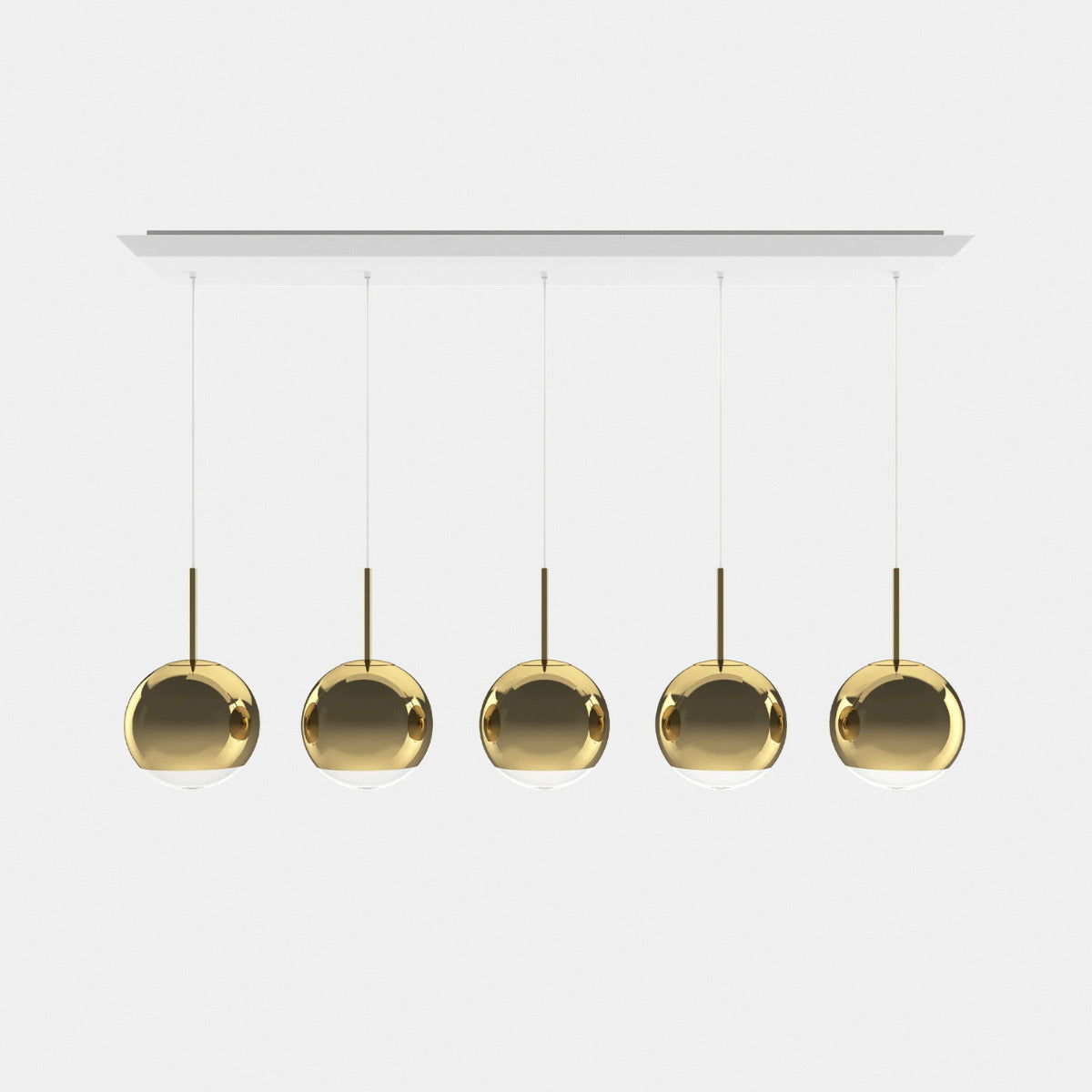 Tom Dixon - Mirror Ball Lineair LED 25 hang systeem