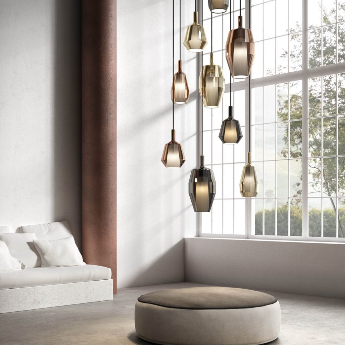 Penta - Mom Glossy Tall 2 meters Hanglamp