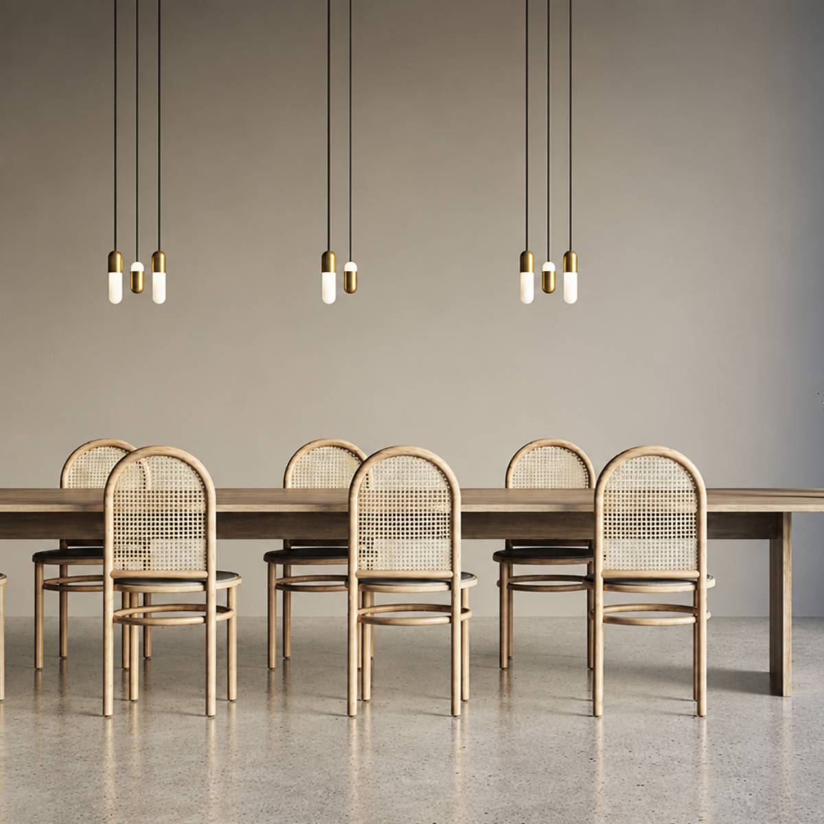 Modular - Placebo down LED Tre dim GI hanglamp