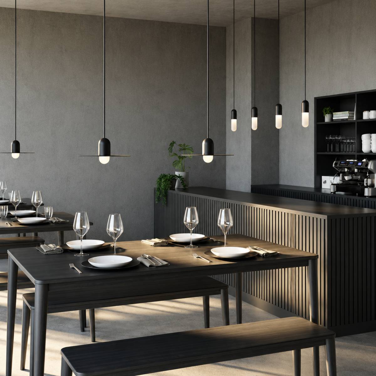Modular - Placebo up LED Tre dim GI hanglamp
