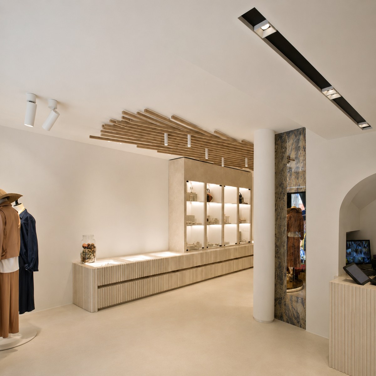 Kreon - Prologe 80 single in-cana square Spot (17°) DALI Zwart