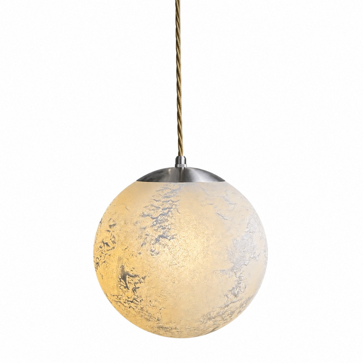 Contain - Salty Ball Transparant Glas ø180 Gouden kabel Hanglamp