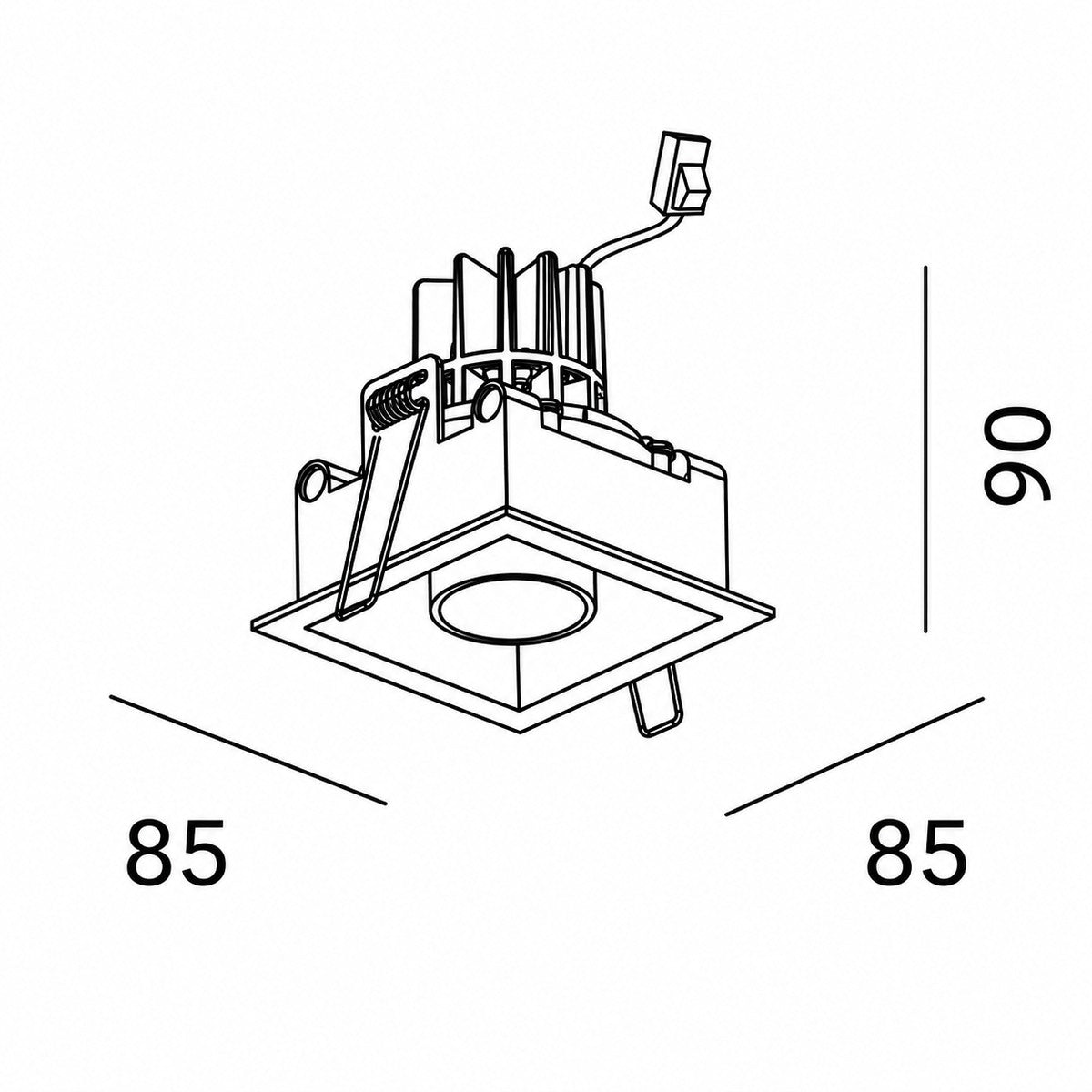 Wever & Ducre - Sneak Trim 1.0 LED 2700K Spot