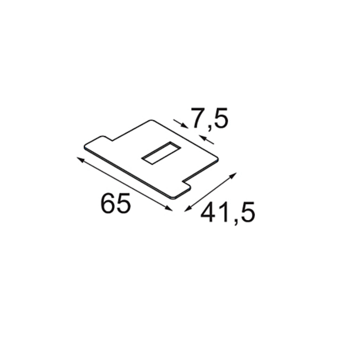 Modular - Sulfer set of medium beam aperture plates wit struc