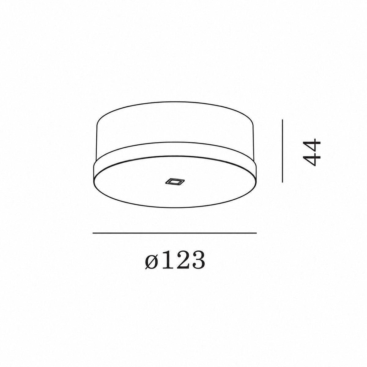 Wever & Ducre - Susp Multiple Ceilig Base Round Up to 8 Luminaires
