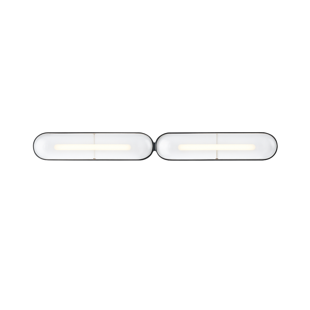 A-N-D - Vale Acrylic 2 units End to End Horizontaal Wandlamp/Plafondlamp