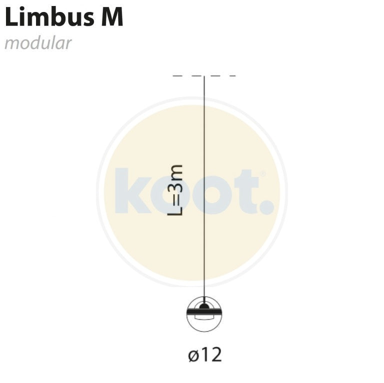 Lumina - Limbus M Hanglamp Messing - KOOT