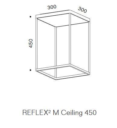 Serien - REFLEX Ceiling M 450 plafondlamp - KOOT