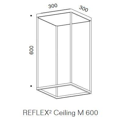 Serien - REFLEX Ceiling M 600 plafondlamp - KOOT