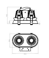 Astro - Minima Twin spot / Plafondlamp - KOOT